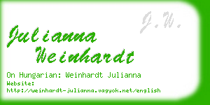 julianna weinhardt business card
